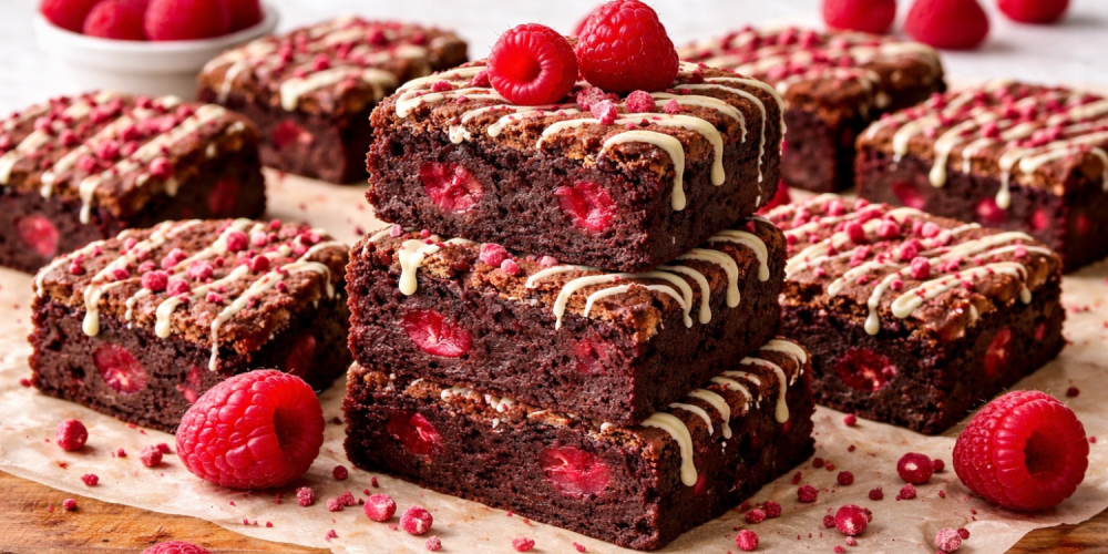 Chocolade frambozen brownies 