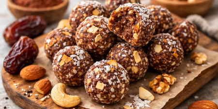 Gezonde noten energie bites – Suikervrij recept in 10 minuten