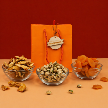 Oranje power pakket – gezond snackpakket