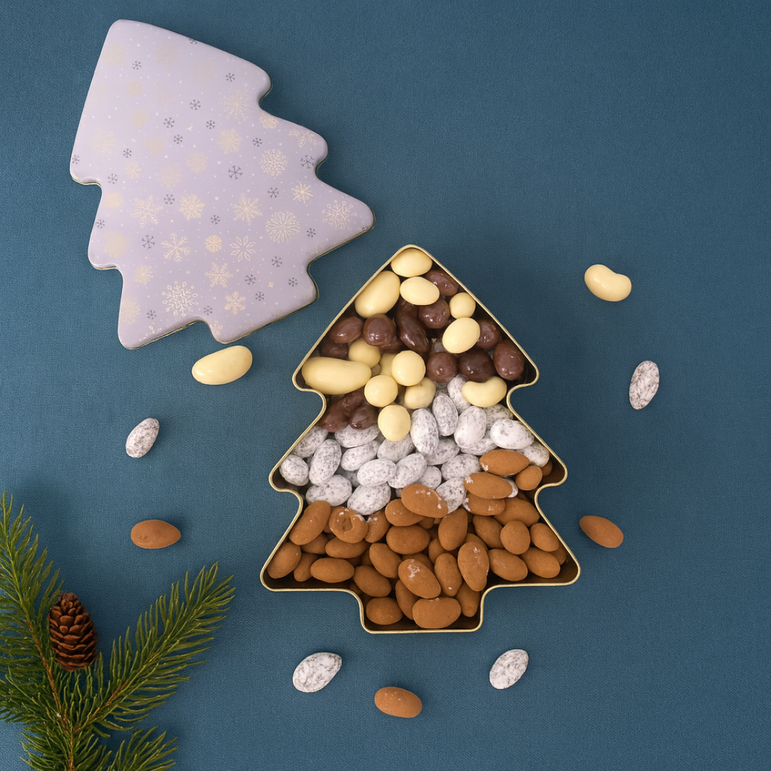 Kerstboom cadeaublik luxe chocolade