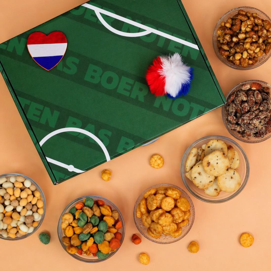Voetbal borrelpakket