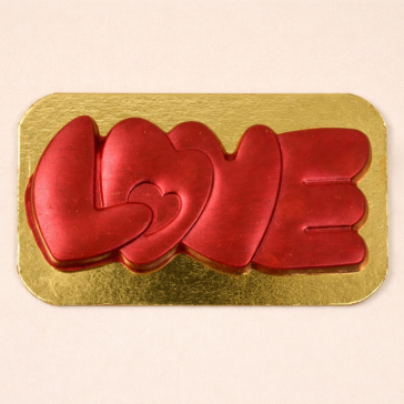 Rode love chocoladereep melk