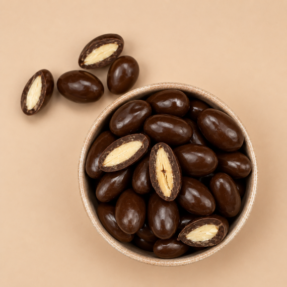 Chocolade amandelen (puur)