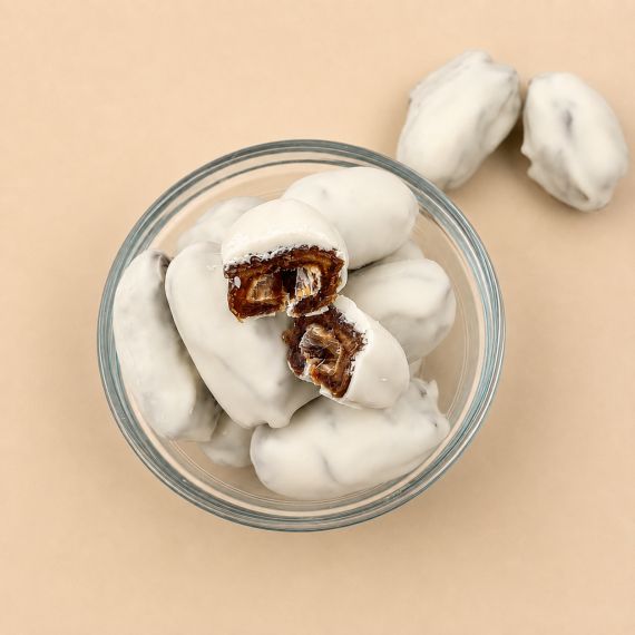 Chocolade dadels medjoul (Wit)