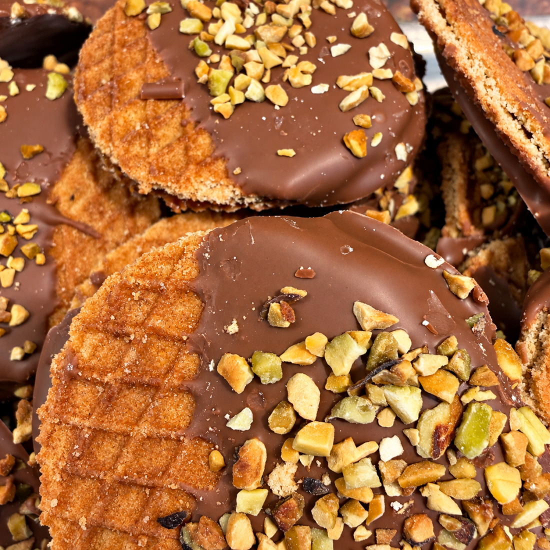 Dubai stroopwafels mini