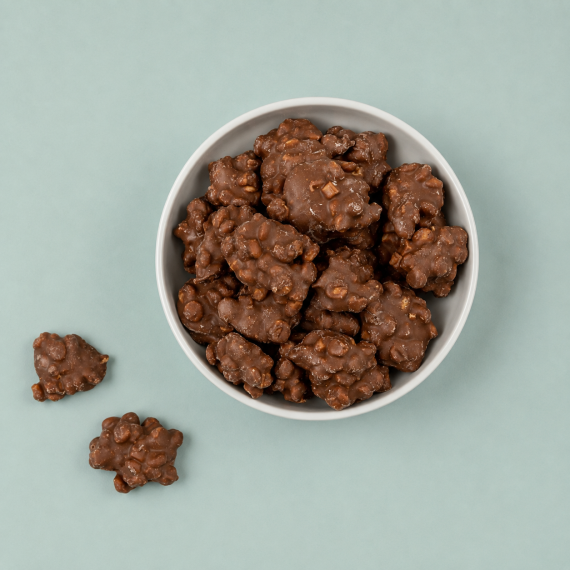 Melk chocolade cookie & fudge rotsjes
