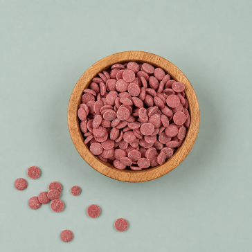 Ruby chocolade druppels