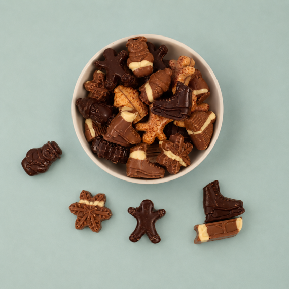 Winter chocolade praline