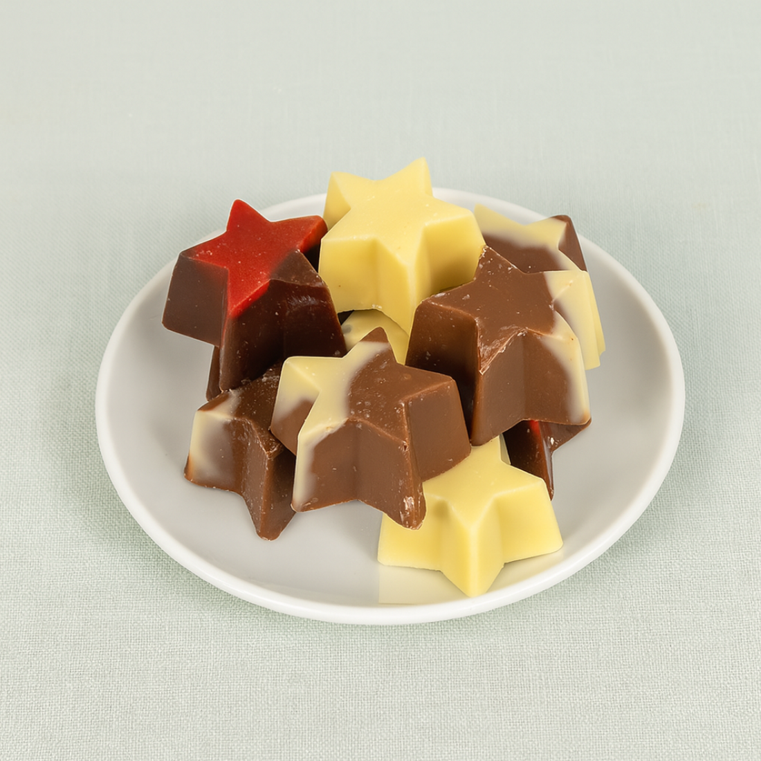 Chocolade Kerst sterren