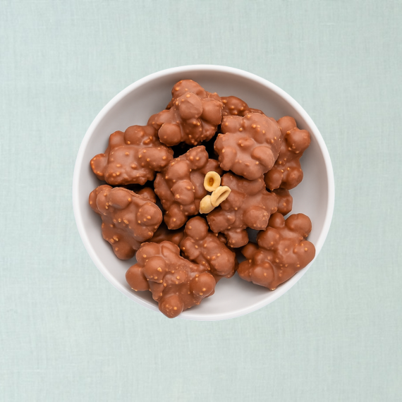 Hazelnoot cookie rotsjes melk