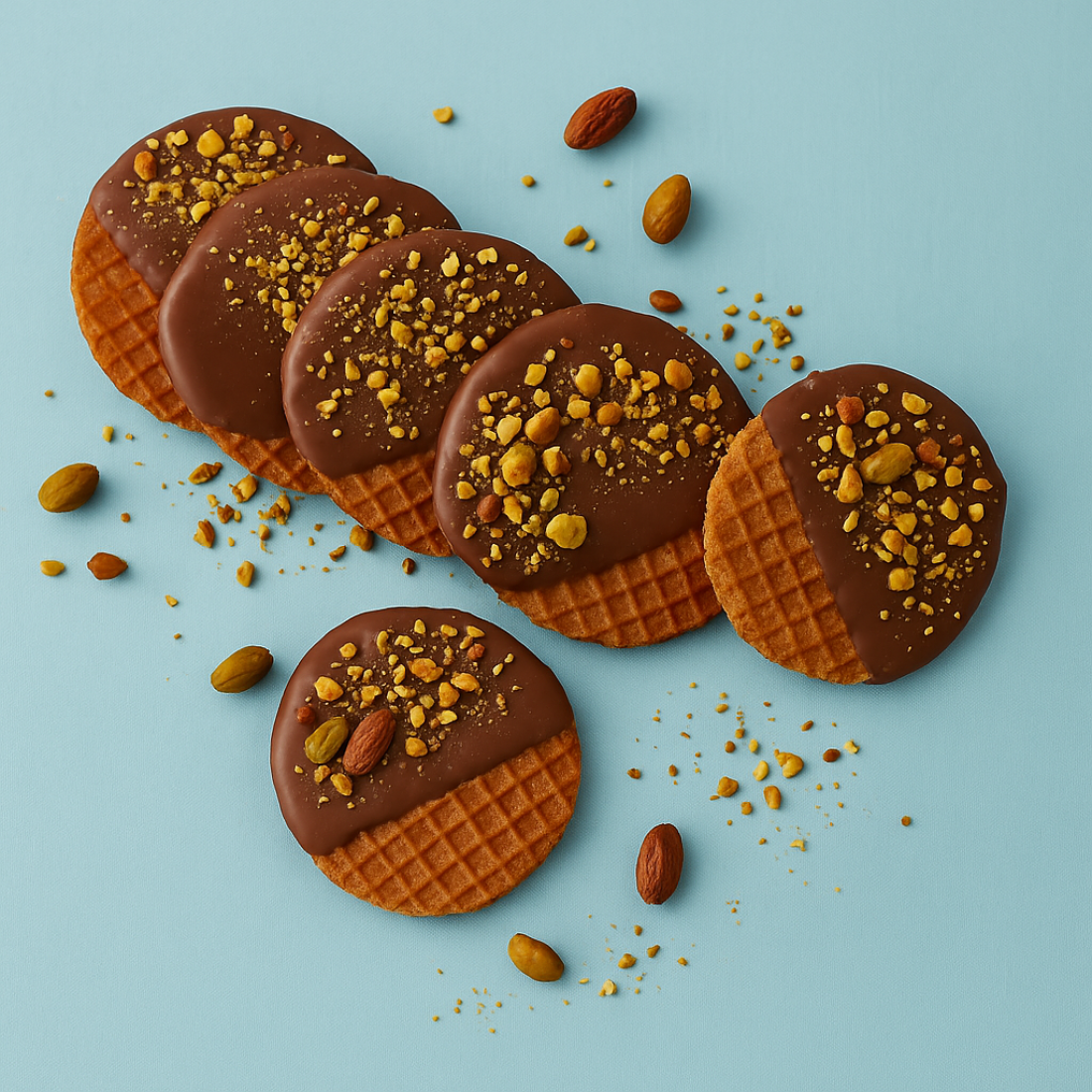 Dubai stroopwafels mini