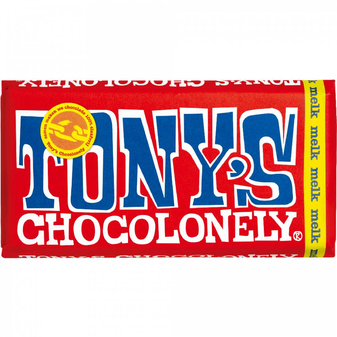 Tony's chocolonely melkchocolade