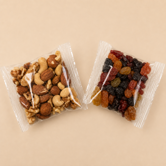 Proteïne & rozijnen to go snackpakket