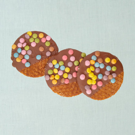 Stroopwafel choco smarties
