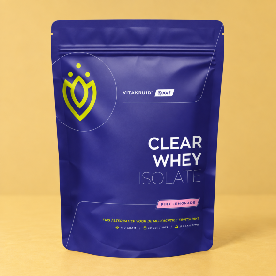 Clear whey isolate pink lemonade
