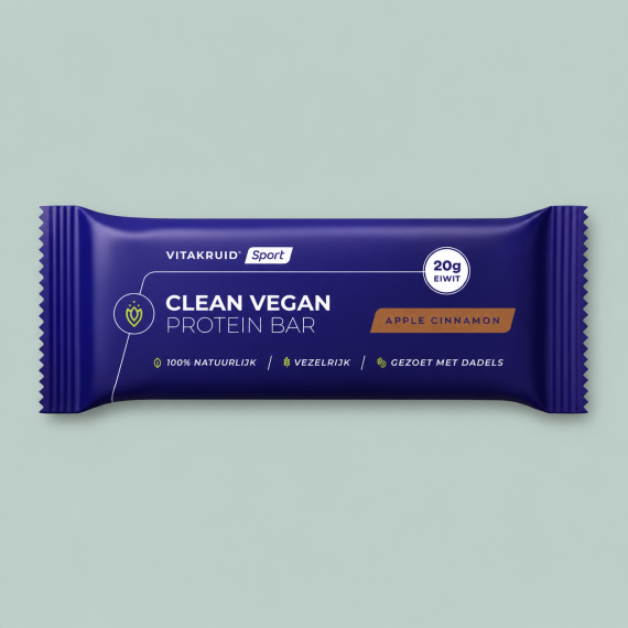Vegan proteïnereep appel kaneel