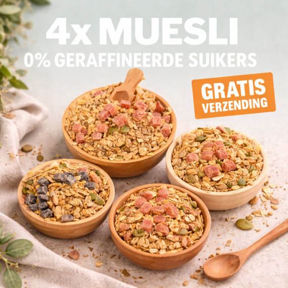 Muesli pakket 4x750gram