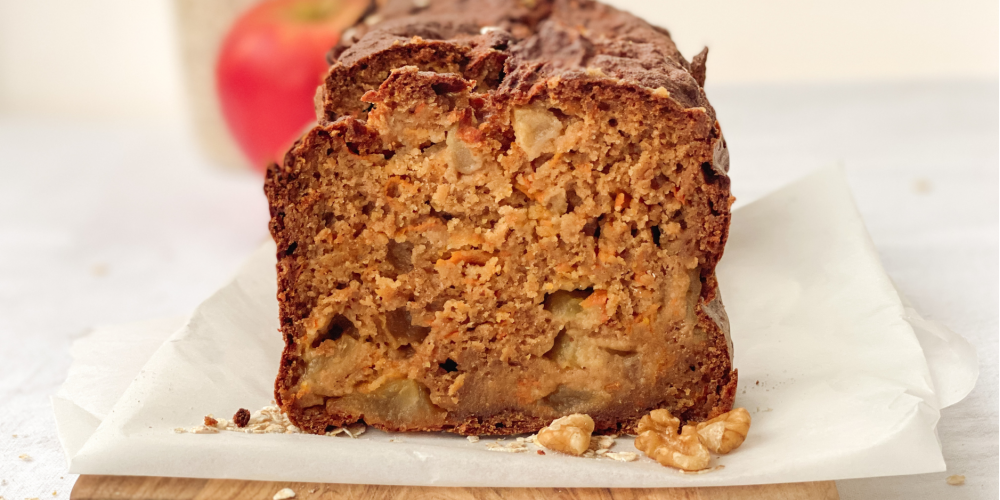Gezonde apple carrot cake 