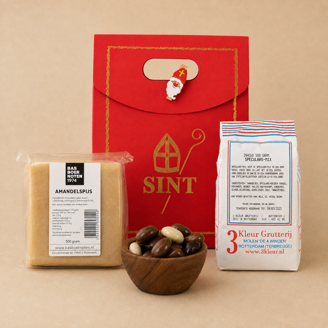 Sinterklaas pakketje speculaas maken