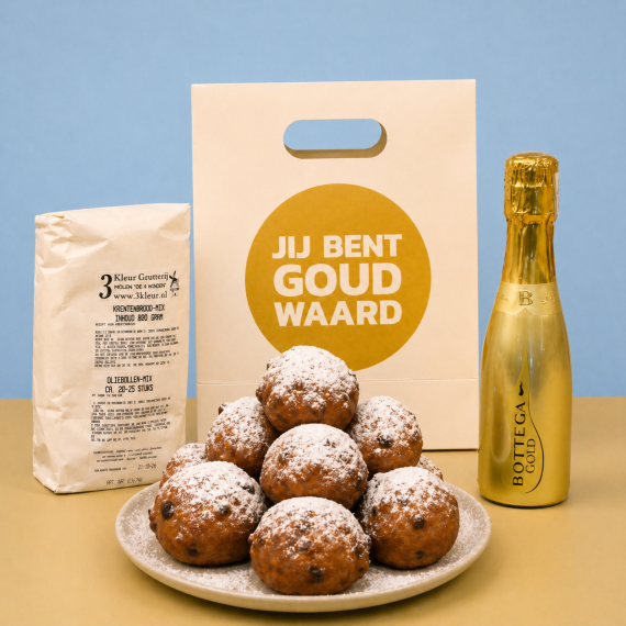 Goud waard pakket oliebollen