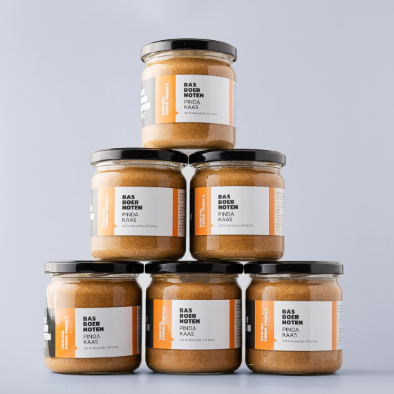 Pindakaas puur 6x 350g