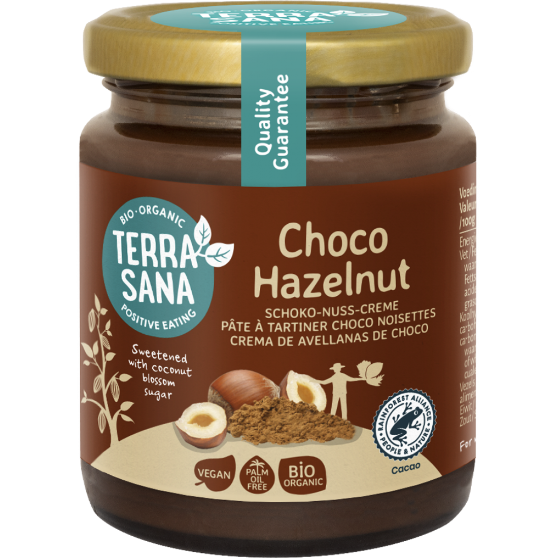 Choco hazelnootpasta bio