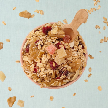 Noten vruchten muesli 