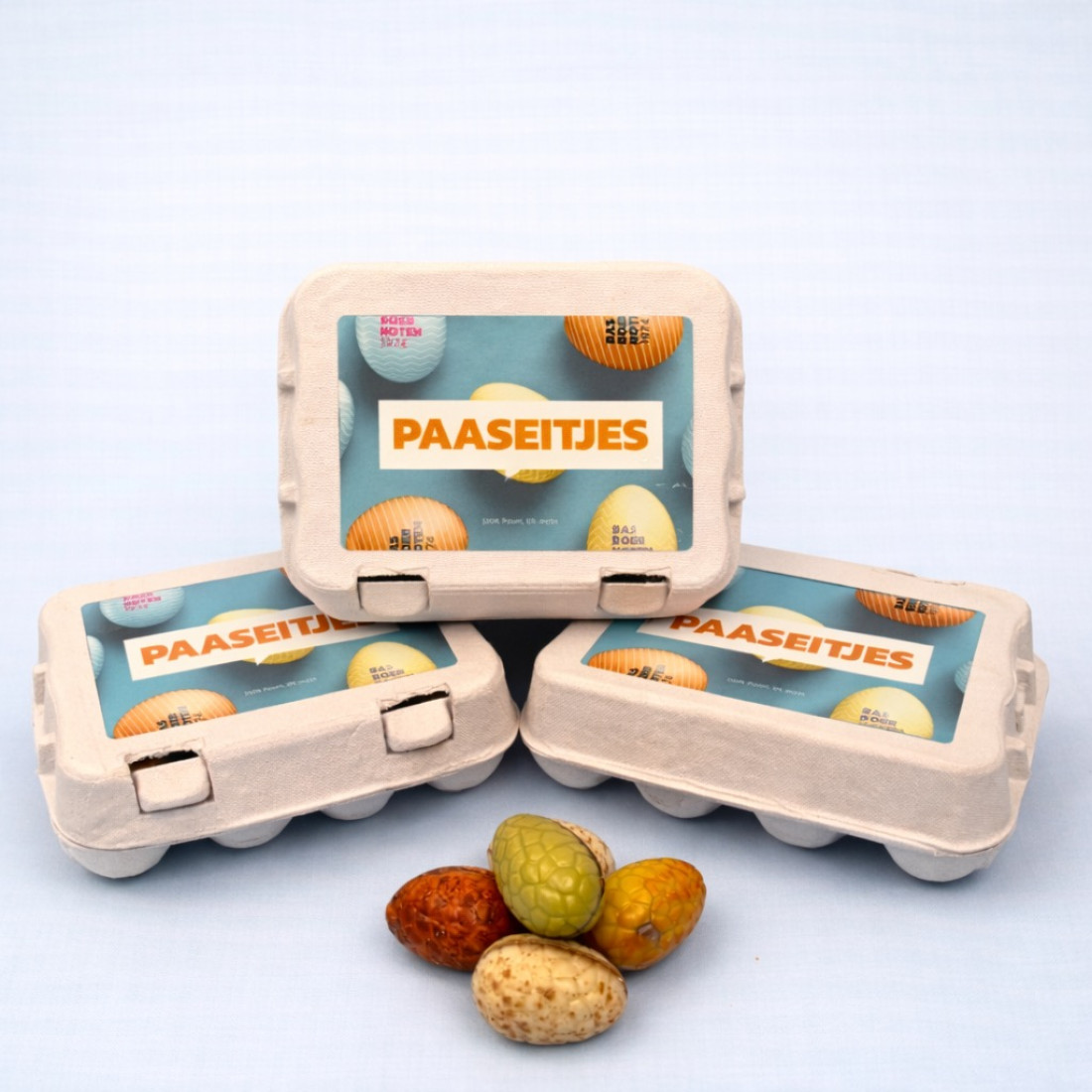Paaseitjes praline eierdoosje
