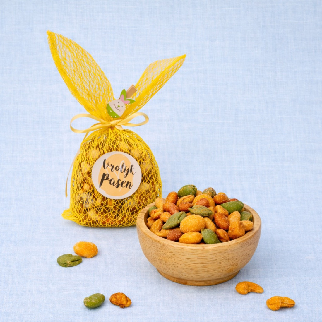 Paaszakje gekruide notenmix