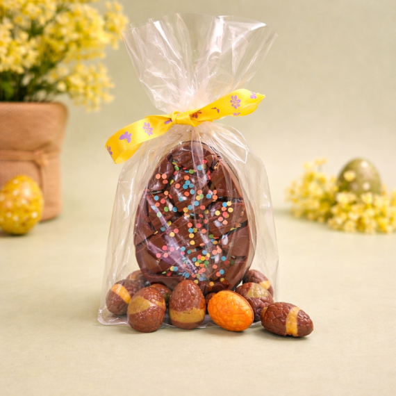 Paas cadeautje – Chocolade paasei & paas praline