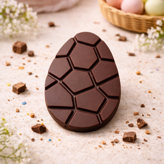 Massief paasei melkchocolade 