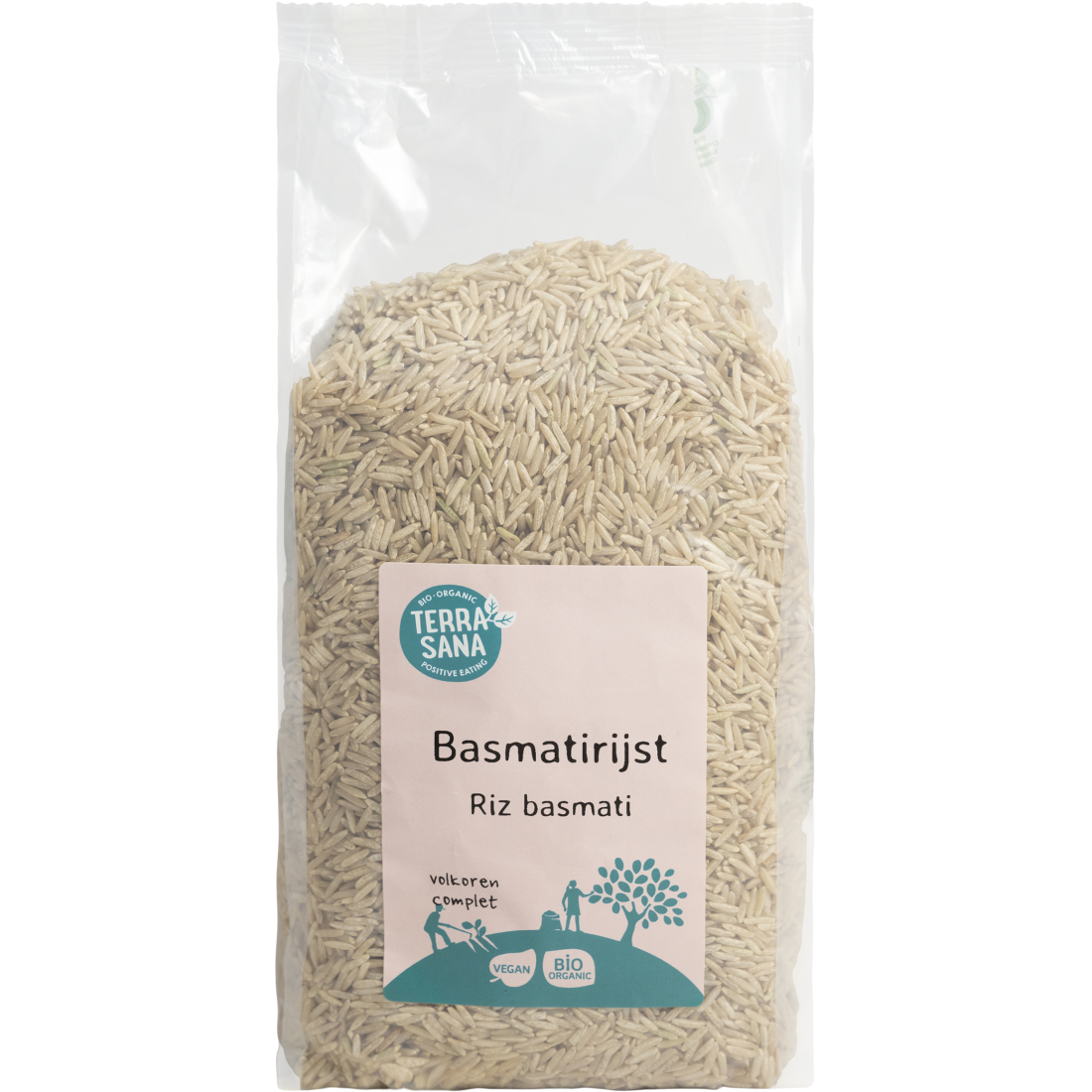 Basmati rijst volkoren biologisch 1 kg