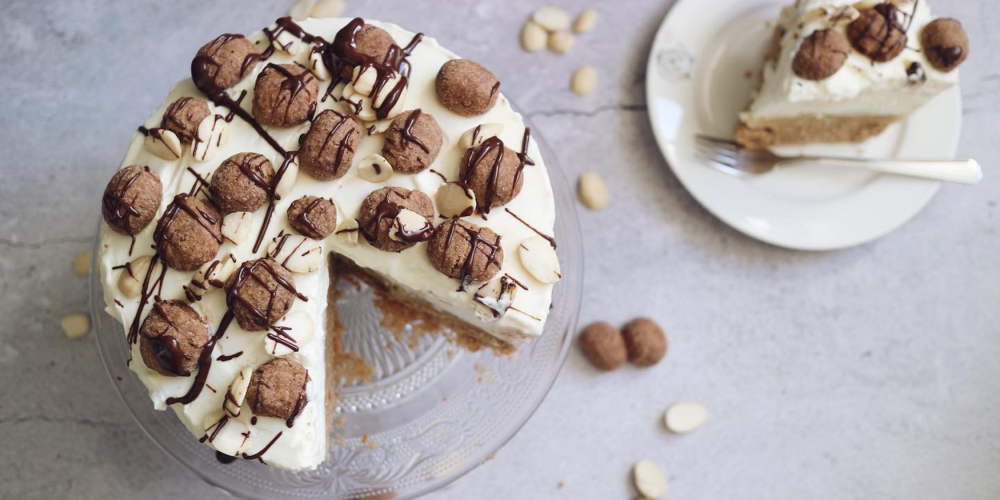 Sinterklaas cheesecake met kruidnoten