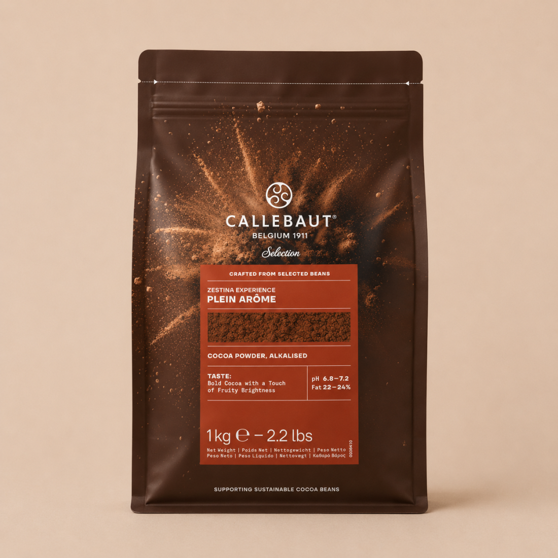 Cacaopoeder Callebaut 1kg