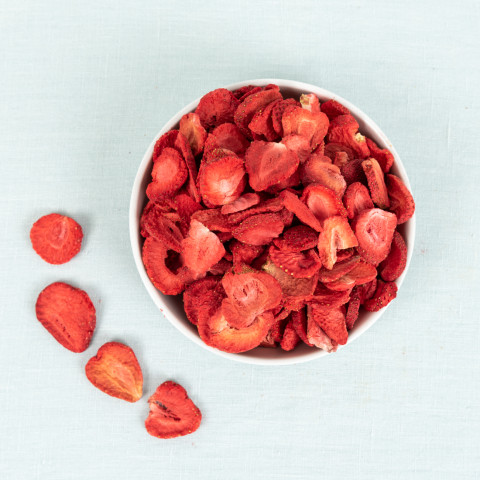 Gevriesdroogde aardbeien 