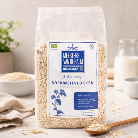 Boekweit vlokken glutenvrij & bio