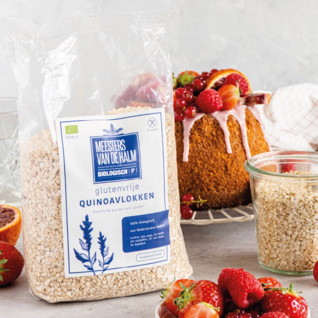 Quinoa vlokken glutenvrij & bio