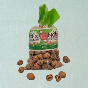 Franse walnoten in dop 1 kg netje