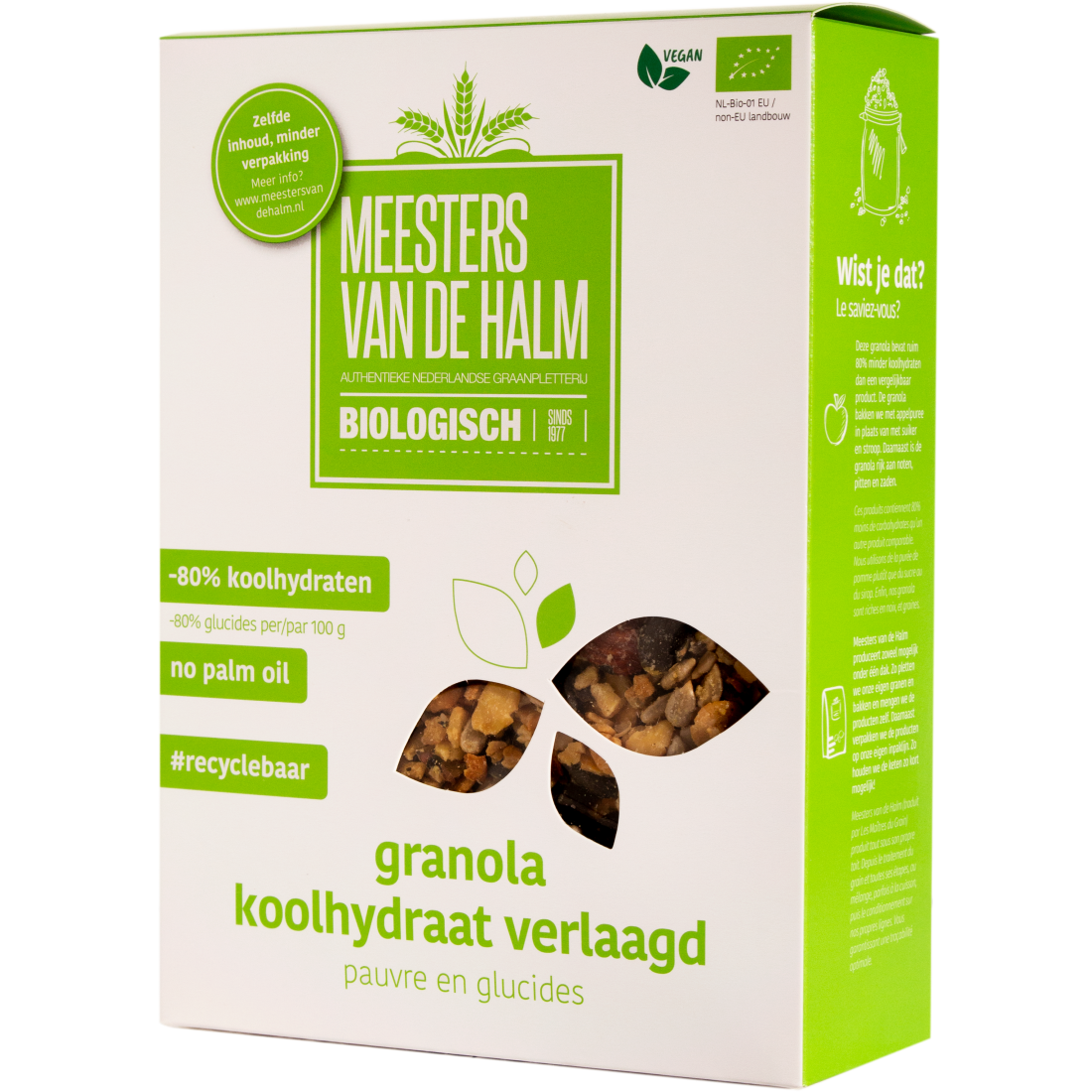 Granola koolhydraat verlaagd