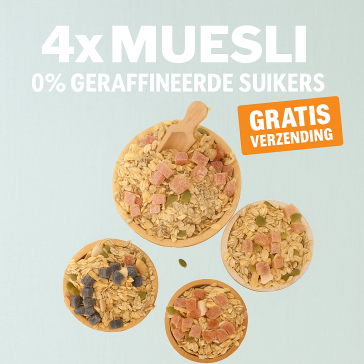 Muesli pakket 4x750gram