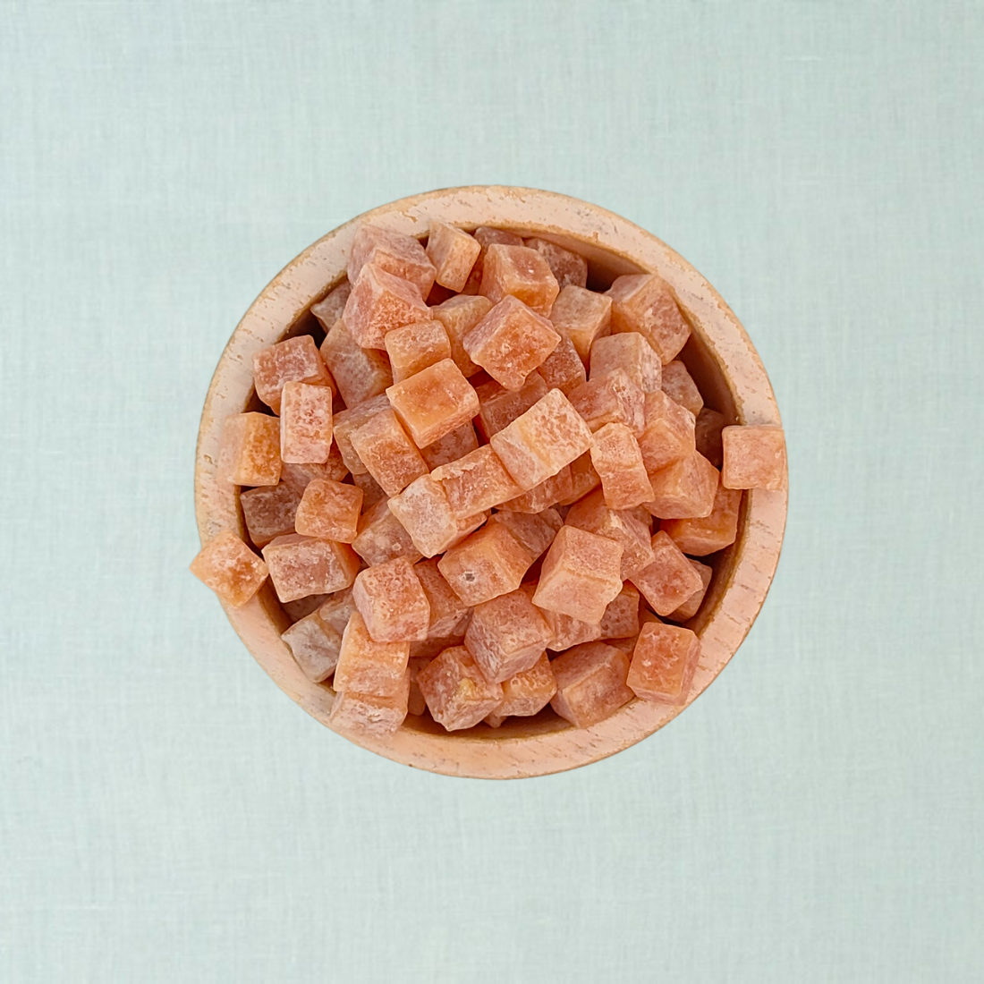 Gedroogde grapefruit blokjes 