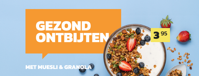 Ontbijten meusli granola
